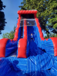 22ft Single Lane  Rocky Marble Water Slide