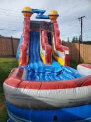 AstronautSlideFront 1680310951 15' Single Lane Astronaut Slide