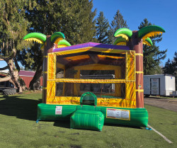 Mardi Gras Palm Tree 15x15 Bounce House